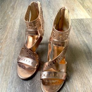 Chrome gladiator heels size 6.5